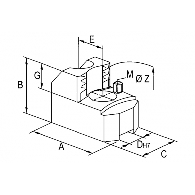 Autoblok-smw  Ø 200-210 P. G.